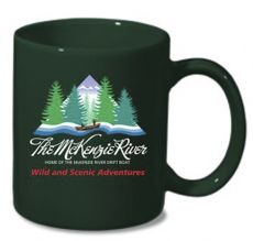 McKenzie River Coffee mug -green